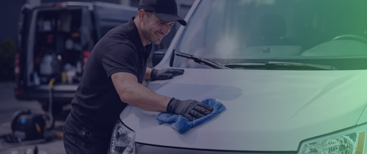 Bedrijfswagen laten poetsen op locatie